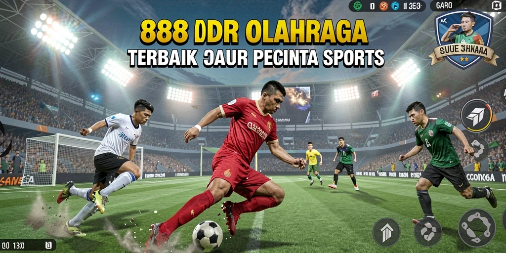 Tampilan gameplay menegangkan dalam 888IDR dengan atlet yang bersaing.