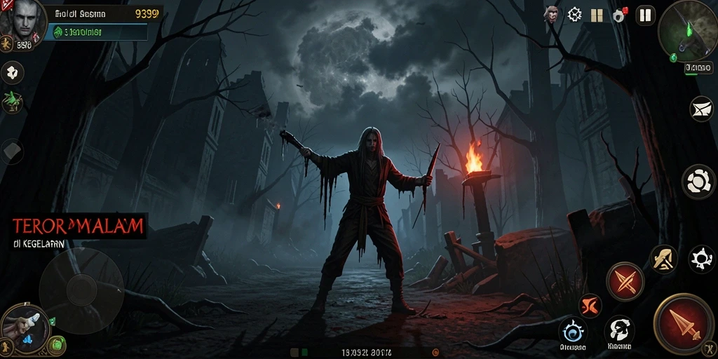 Gameplay menegangkan dengan suasana Horror yang kental.