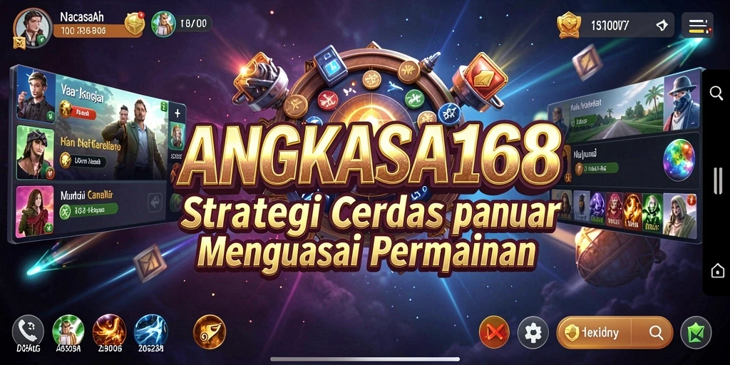 Tangkapan layar gameplay ANGKASA168 menampilkan pertempuran strategis.