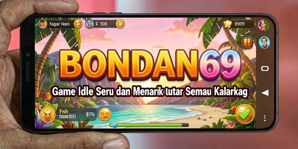 Tampilan gameplay BONDAN69 dalam gaya Idle yang menarik.
