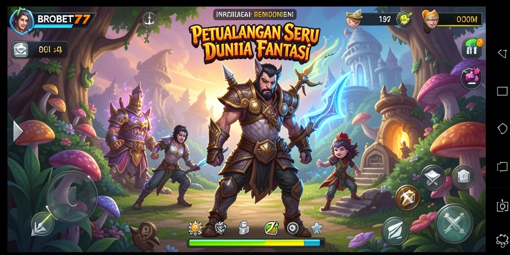 Tampilan gameplay seru di BROBET77 dengan aksi petualangan yang mendebarkan.