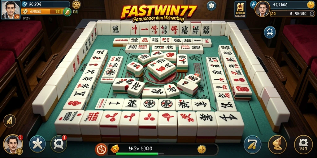 Tampilan gameplay menegangkan di FASTWIN77 dengan visual Mahjong yang menarik.
