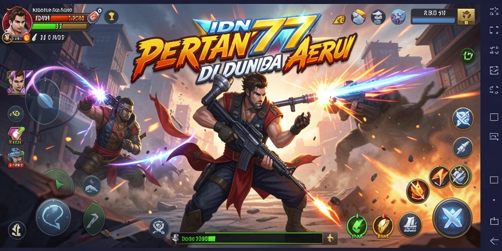 Gameplay seru IDN777 dengan pertarungan intens dan karakter menarik.