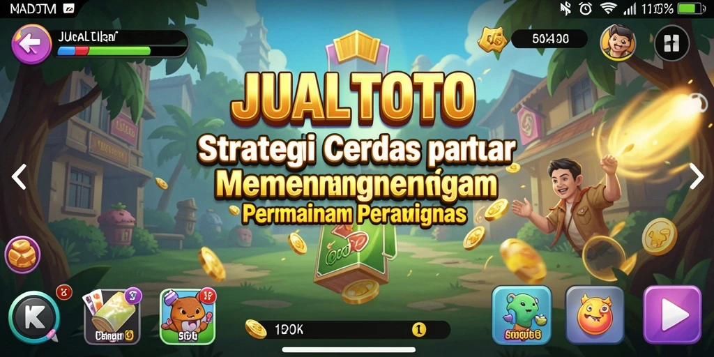 Tangkapan layar JUALTOTO menampilkan momen intens dalam gameplay strategi.