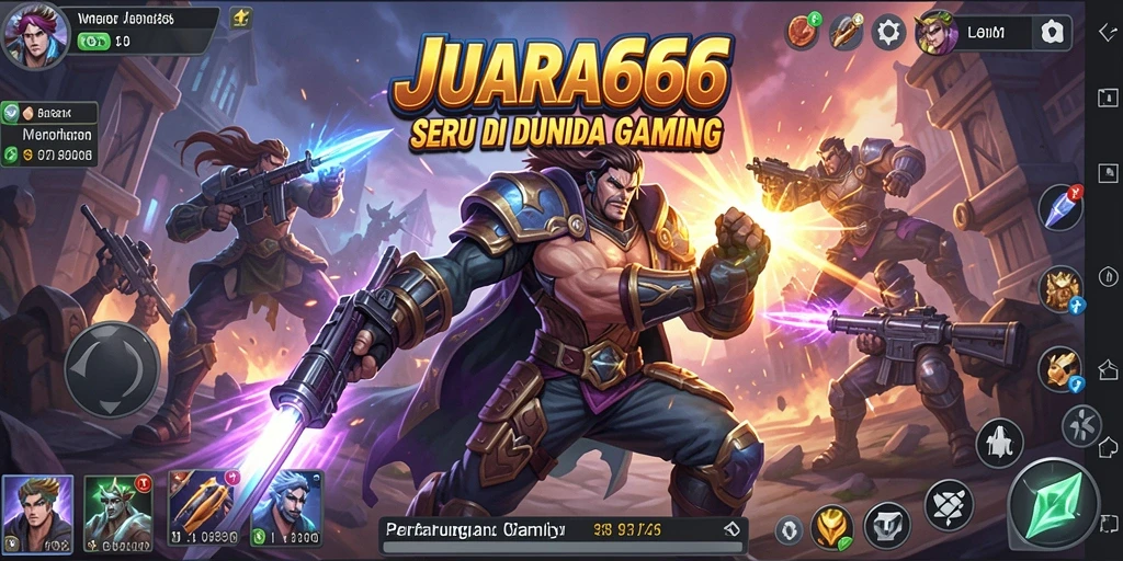 Screenshot gameplay JUARA666 yang menampilkan aksi pertarungan seru.