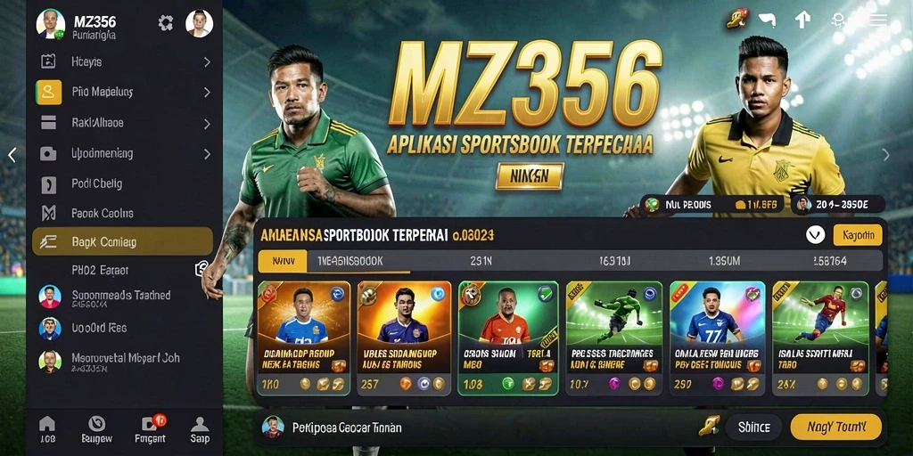 Tampilan gameplay Sportsbook MZ356 yang menarik dan interaktif.
