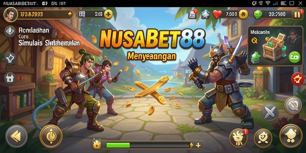 Screenshot gameplay NUSABET88 yang menarik dan interaktif.