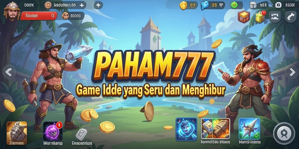 Tampilan gameplay seru dari <strong>PAHAM777</strong> dengan karakter menarik dan grafik menawan.