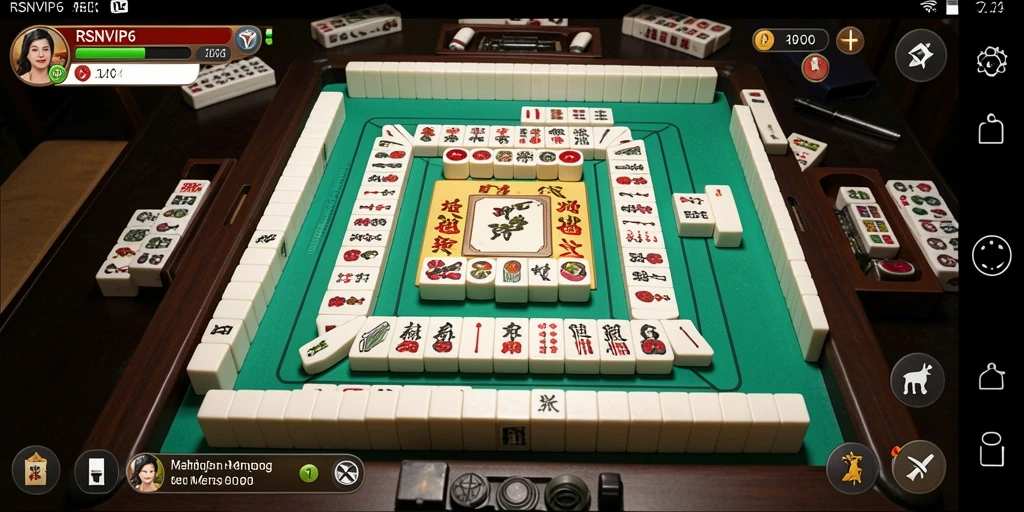 Tampilan gameplay RSNVIP6 yang seru dan menarik untuk pemain Mahjong.