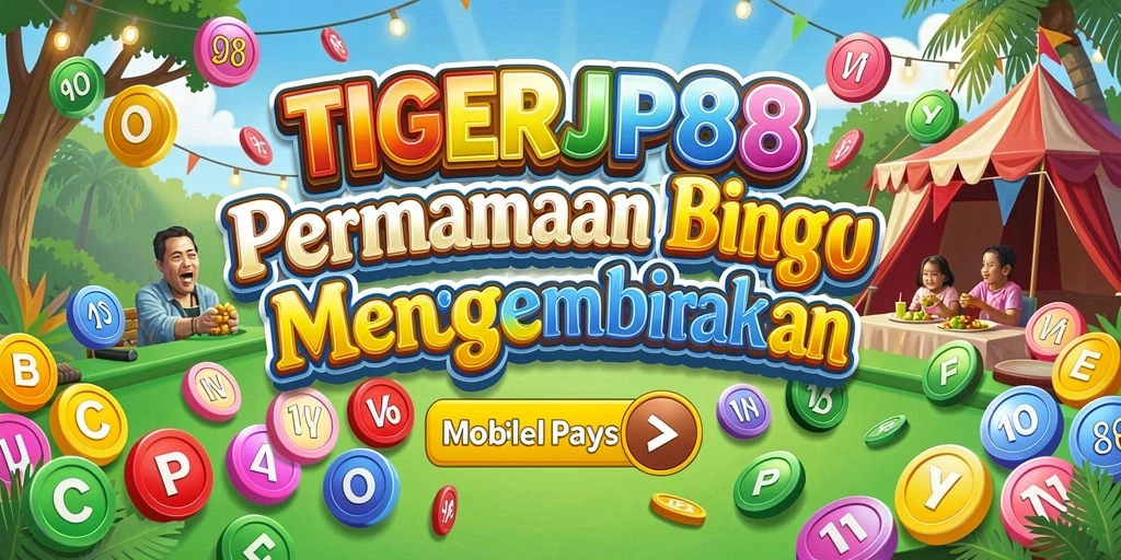 Tampilan antarmuka menarik permainan Bingo TIGERJP88.